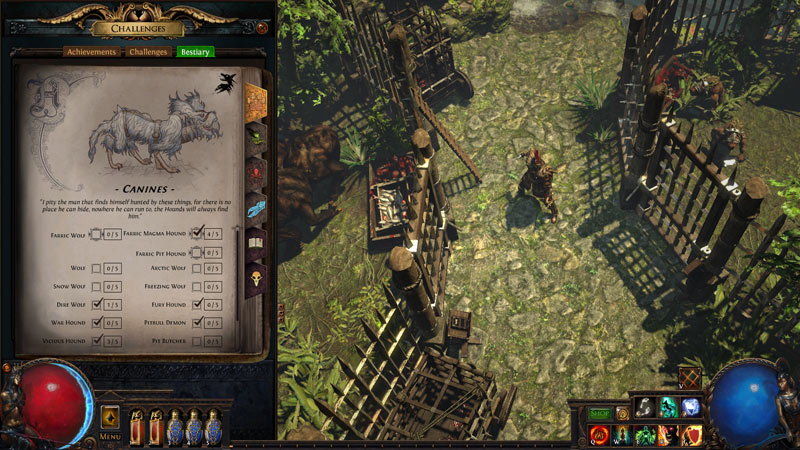 Path of Exile PoE Bestiary league