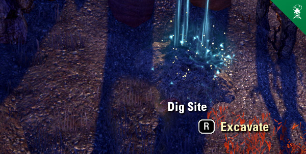 ESO Scrying leveling Elder Scrolls Online Dig Site how to find