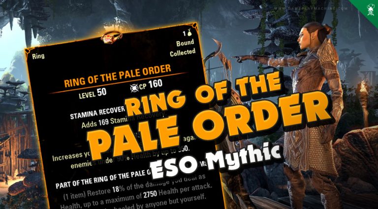 How to get ESO new mythic item Ring ot the Pale Order Elder Scrolls Online mythics scrying Excavation Antiquities. Elder Scrolls Markarth the pale order ring