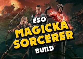 TESO Sorcerer Build, ESO Sorc, Magsorc, TESO Sorcerer guide, PvE PvP Sorc build